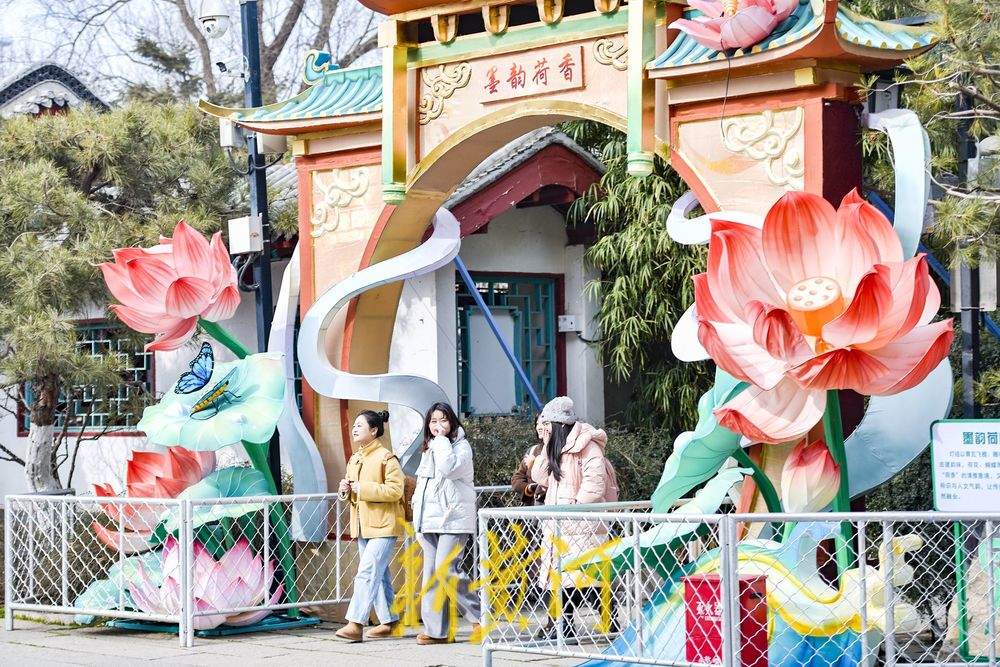 一年四季 泉在济南丨第45届迎春花灯会即将点亮 非遗技艺融入光影迎新春