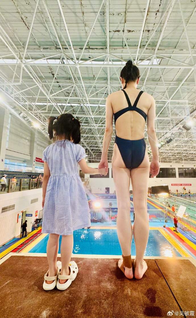 太逗了!吴敏霞称女儿经检测不适合练跳水 