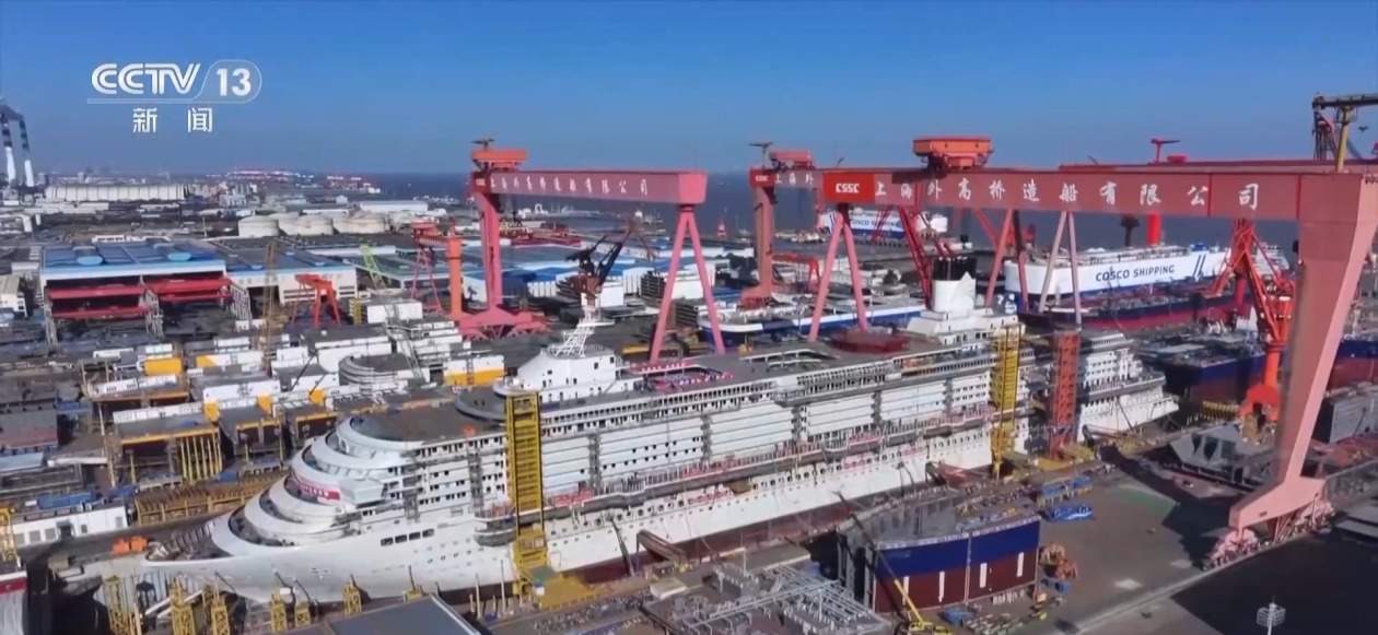 “下水就像下饺子”！中国造船业三大指标连续15年全球第一