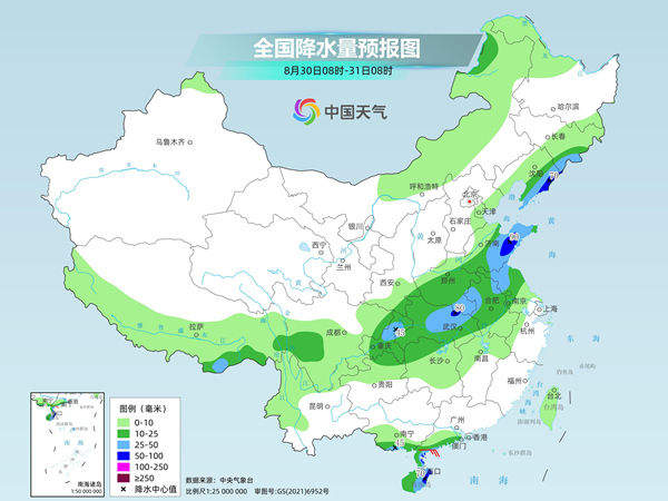 未来三天北方降雨逐渐南落 江南中东部高温闷热天气持续