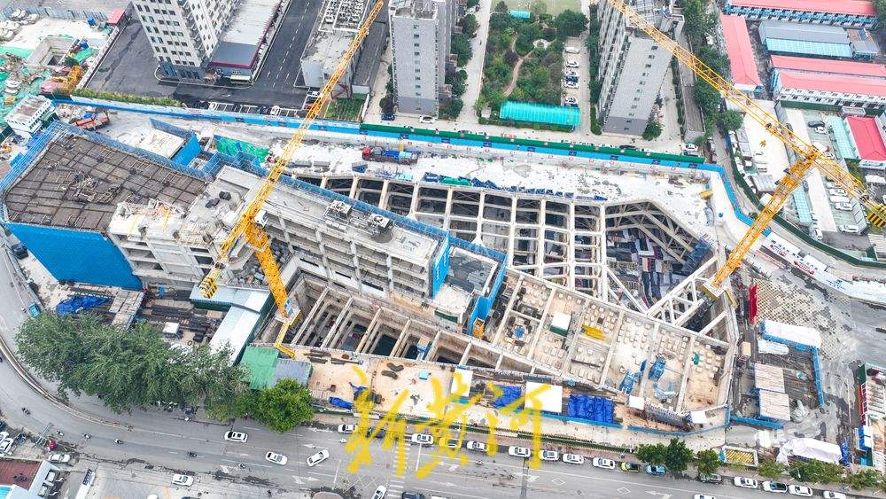 经十路旁地铁上盖综合体建设“提速”
