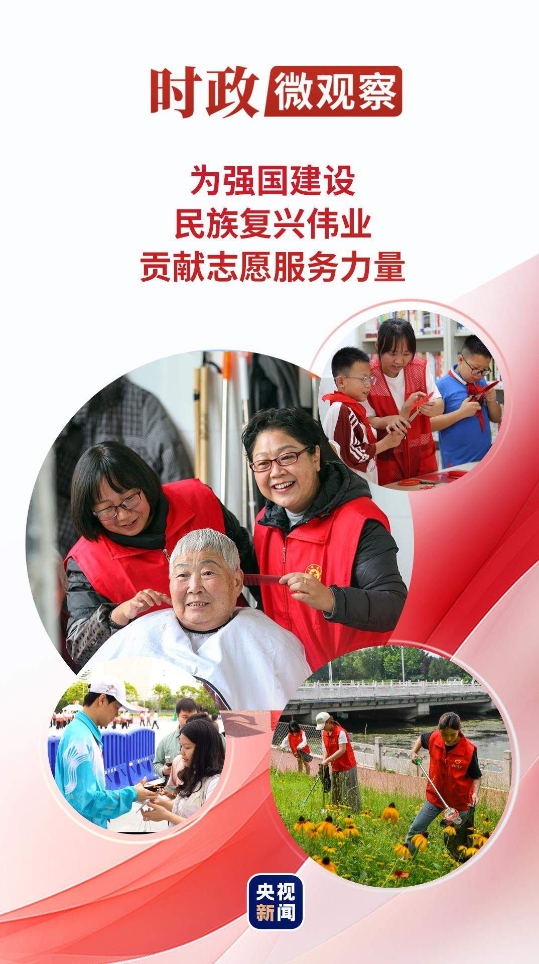 时政微观察丨为强国建设、民族复兴伟业贡献志愿服务力量