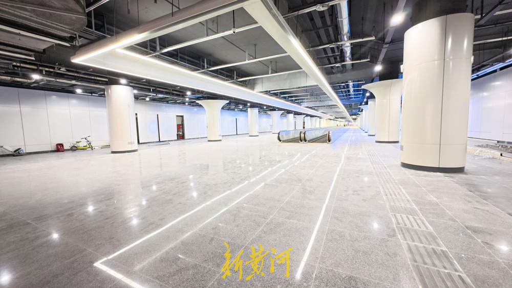 300多米长地下通道“现身” 将连通地铁站点与济南火车站北广场