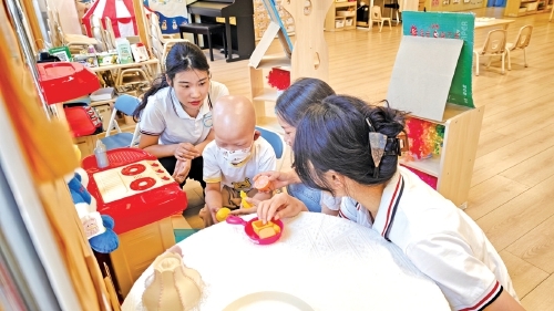 一场爱的接力，让抗癌患儿体验幼儿园