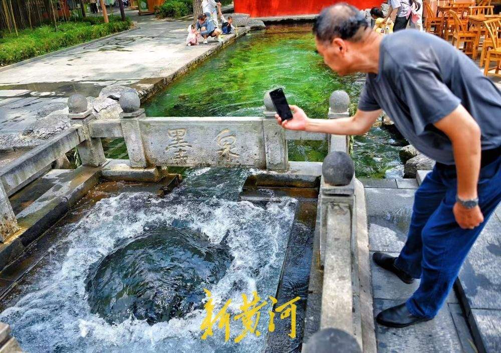 一年四季 泉在济南丨观泉消暑正当时 墨泉喷涌盛景尽显泉城气韵