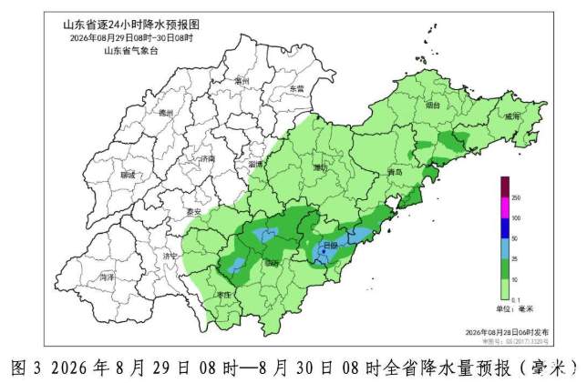 山东今明两天降雨持续，30日有个大晴天