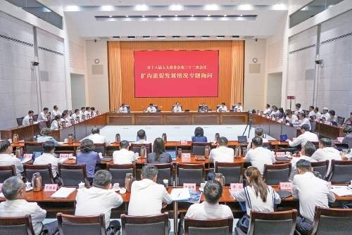 锚定内需提质方向 凝聚协同奋进合力——市人大常委会开展扩内需促发展情况专题询问