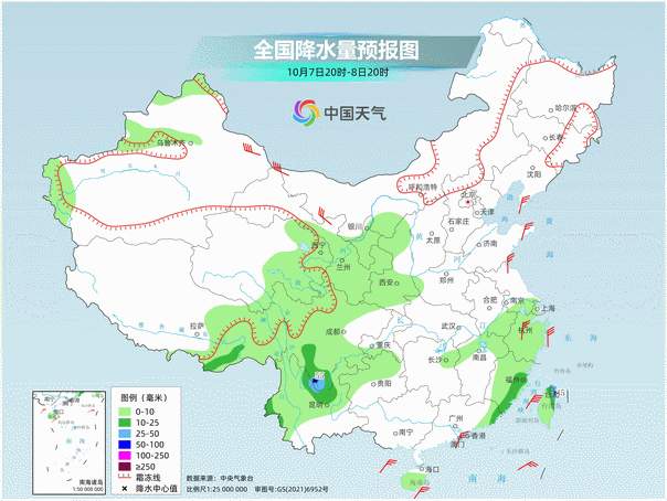 未来十天气温预报图一片暖橙色 雨水主要在这些地方