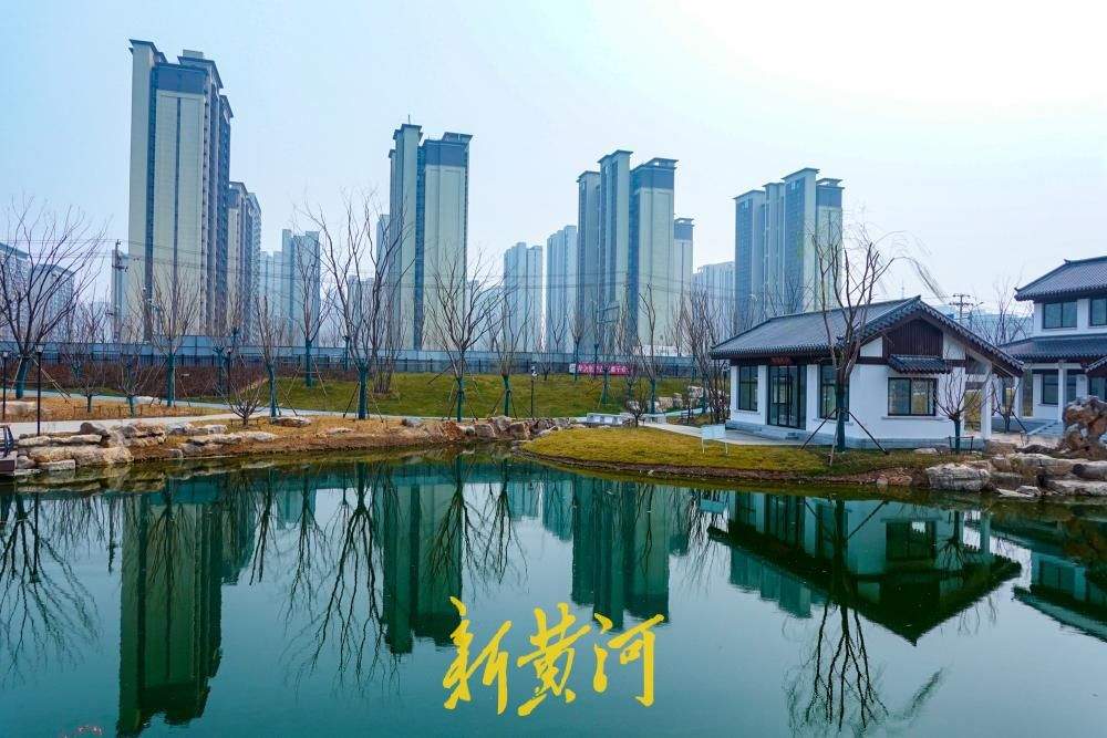 济南北湖片区新建生态廊道，串联泉城特色风貌