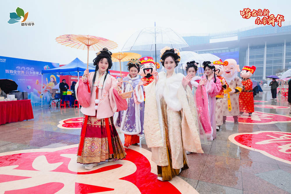 “泉水人家”优质农产品亮相济南高新区第三届年俗文化节