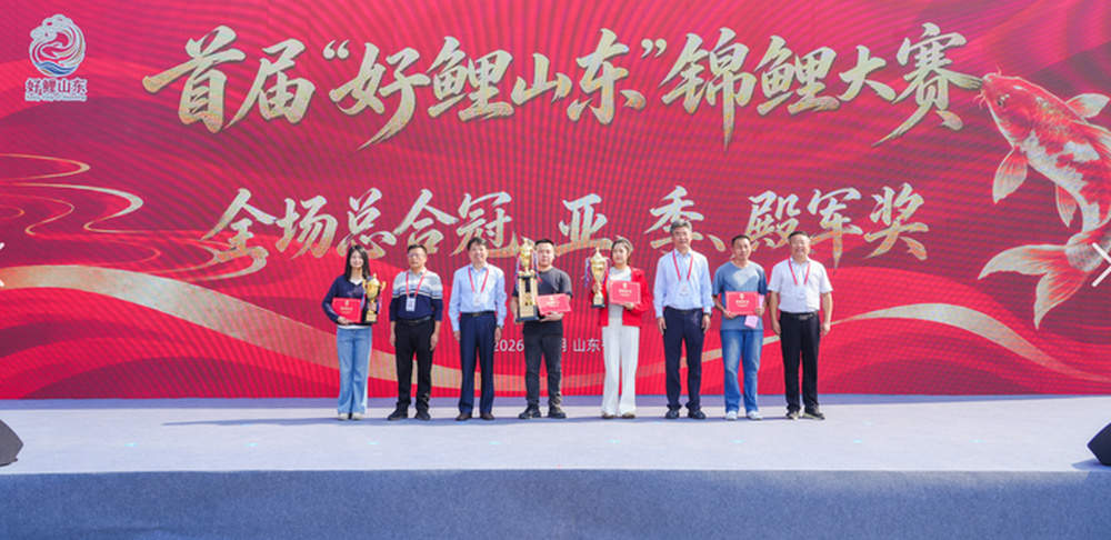 首届“好鲤山东”锦鲤大赛决赛在济举行,来自德州的家养锦鲤斩获全场总合冠军