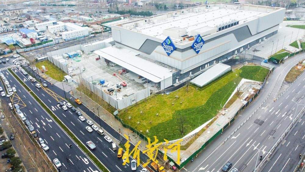 济南山姆会员商店进入开业倒计时,周边新增道路和停车位已建成