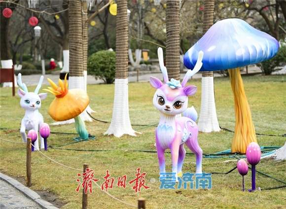 “三景融河·光映泉城”,济南市第45届天下第一泉迎春花灯会蓄势待发