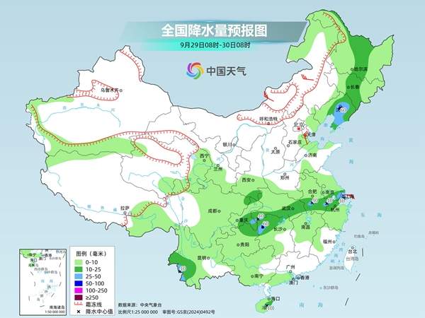 重庆湖北安徽等地较强降雨持续 江南华南“秋老虎”盛行