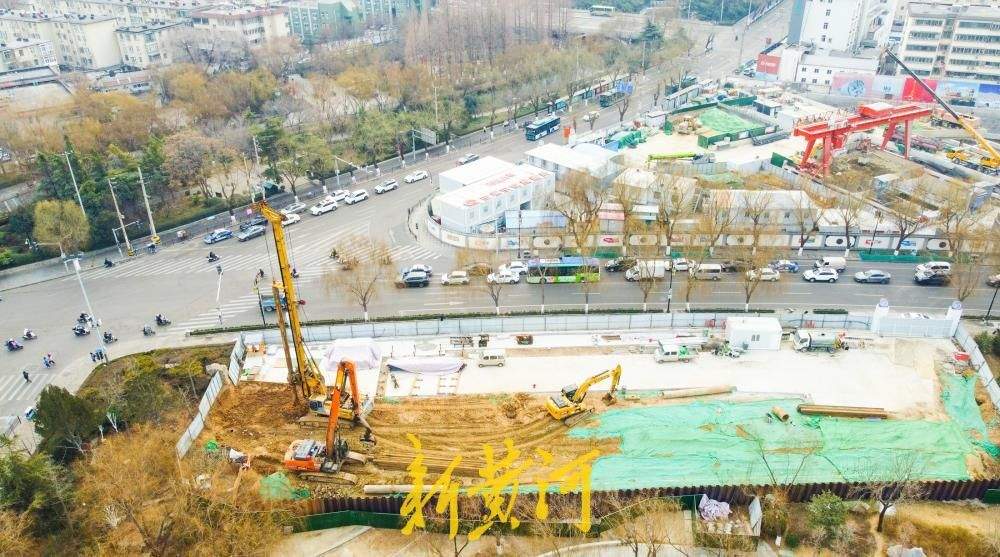 项目强省会｜济南地铁6号线大明湖站进入地下施工阶段