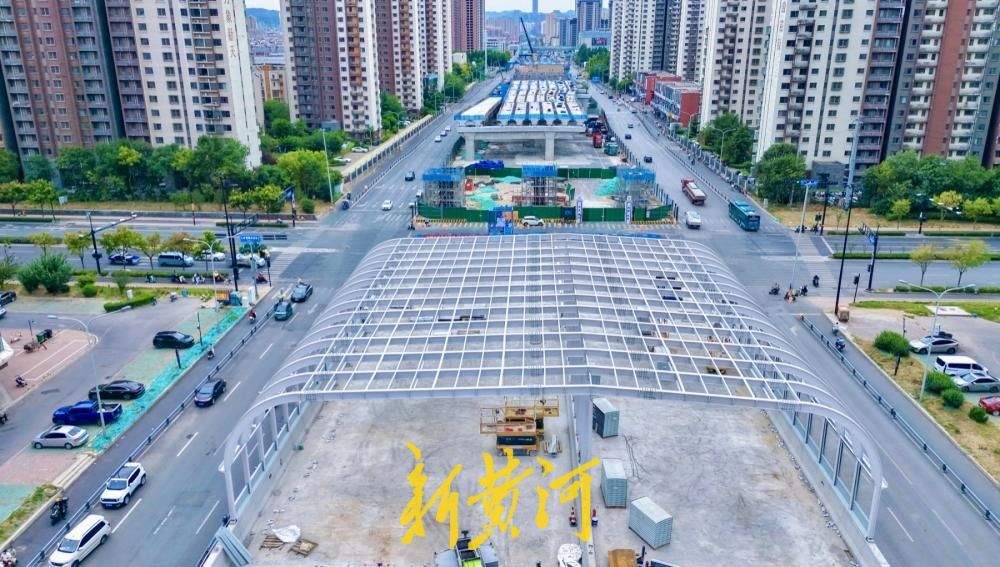 济南凤凰黄河大桥南延降噪拱廊初亮相