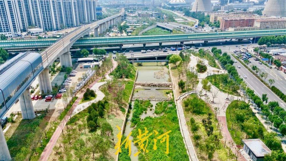 济南：奥体西路旁大辛河两岸景观改造提升开放