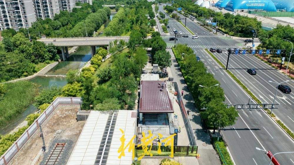告别“露天”进站！济南地铁3号线龙洞站加装遮雨棚