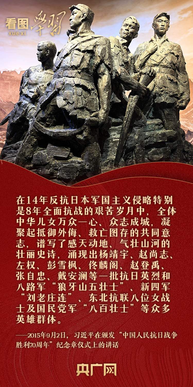 看图学习丨缅怀抗战先烈 和总书记一起致敬英雄