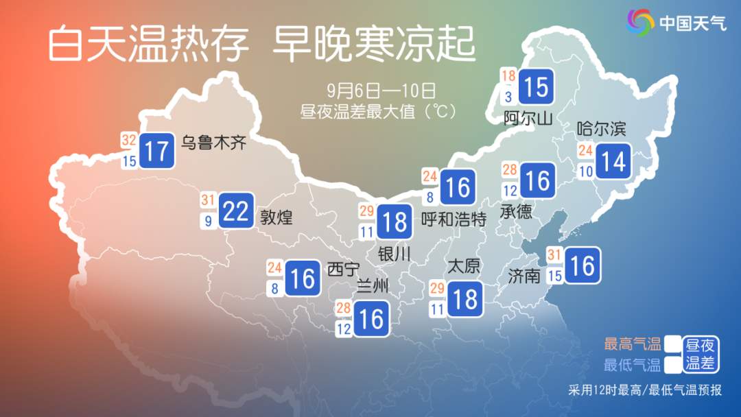 北方多地体验“一夜入秋”，南方高温短暂收敛