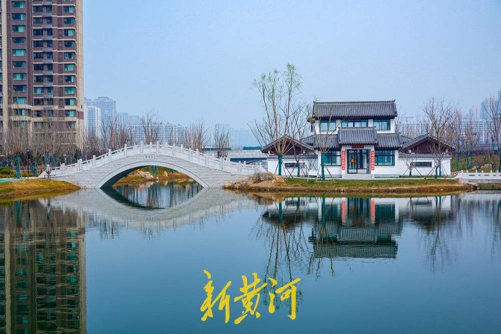 济南北湖片区新建生态廊道，串联泉城特色风貌