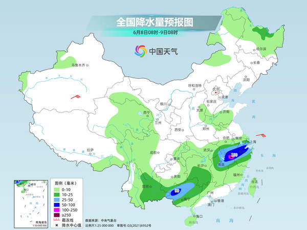 高考首日长江沿线将现强降雨 南北多地高温持续