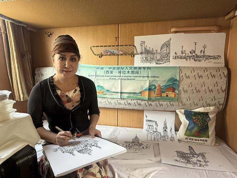 一次将诗和远方完美融合的丝路之行 中国—中亚国际人文旅游专列（西安—阿拉木图段）顺利抵达西安