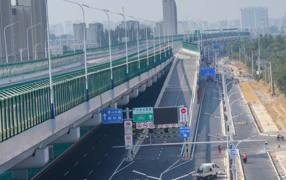 工业北路快速路东延项目冲刺通车