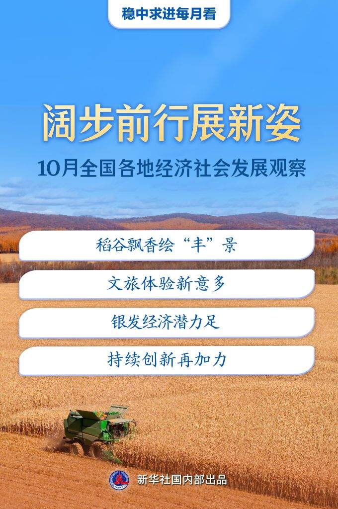 稳中求进每月看丨阔步前行展新姿——10月全国各地经济社会发展观察