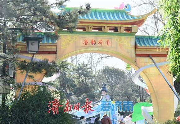 “三景融河·光映泉城”,济南市第45届天下第一泉迎春花灯会蓄势待发