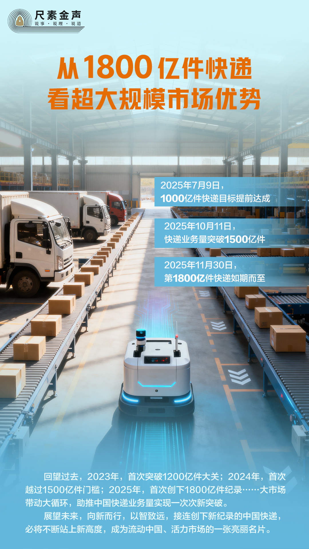 从1800亿件快递看超大规模市场优势