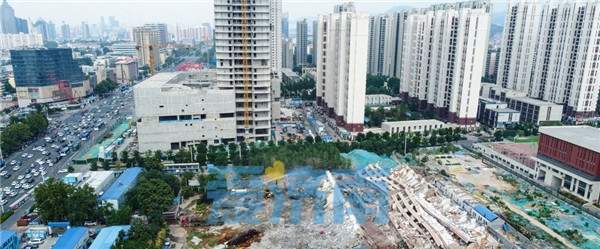 济南市福利院原址大楼开始拆除