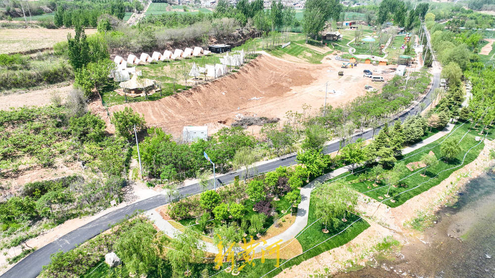 济南玉符河生态提升修复  打造特色生态露营地