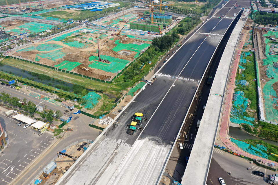 济南黄河大桥复线桥进入收尾冲刺阶段，年底具备通车条件