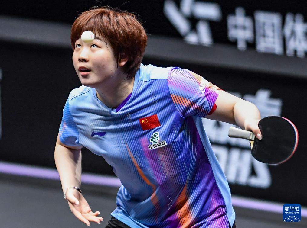 乒乓球——WTT重庆冠军赛：蒯曼晋级女单八强
