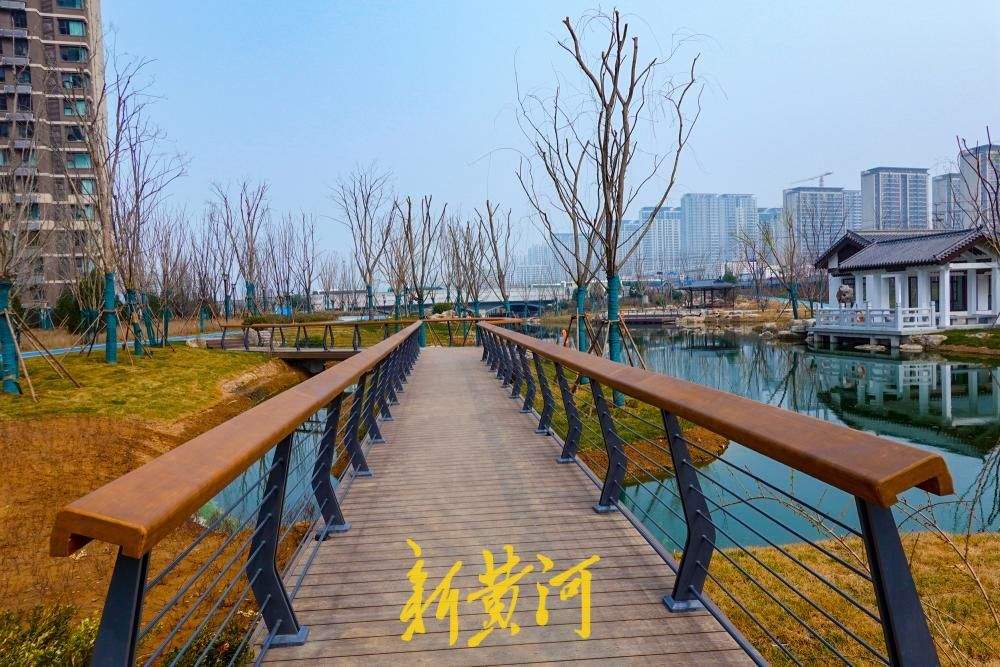 济南北湖片区新建生态廊道，串联泉城特色风貌