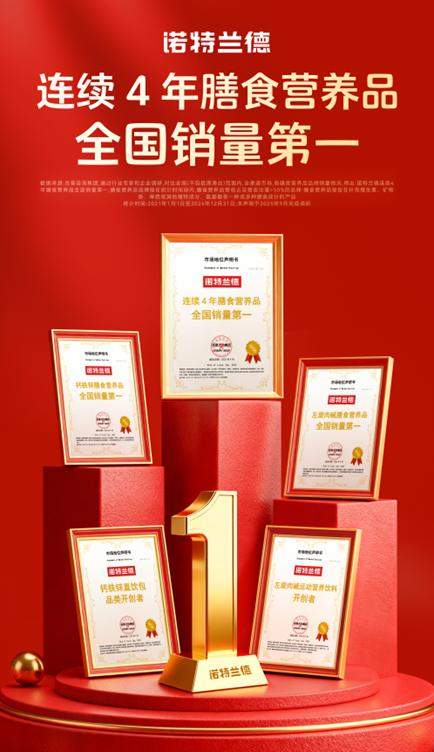 连续4年全国销量第一！诺特兰德斩获五大权威市场地位声明