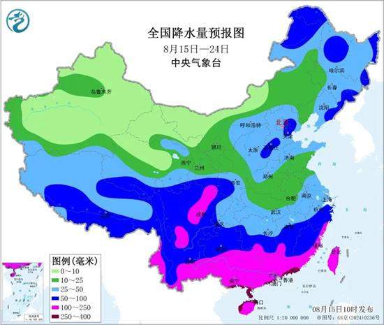 未来10天华南或成降水最多区域 江南、华南下周高温范围扩大