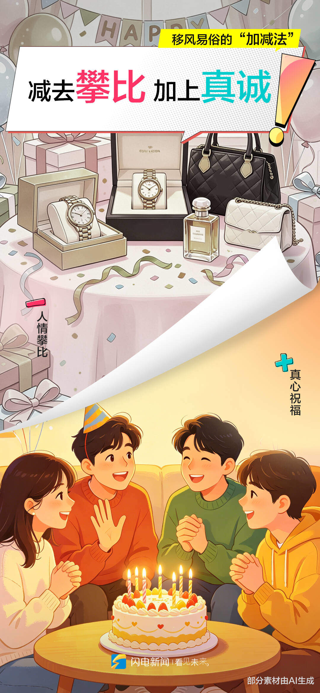 闪电海报｜“老习俗”“新面貌”