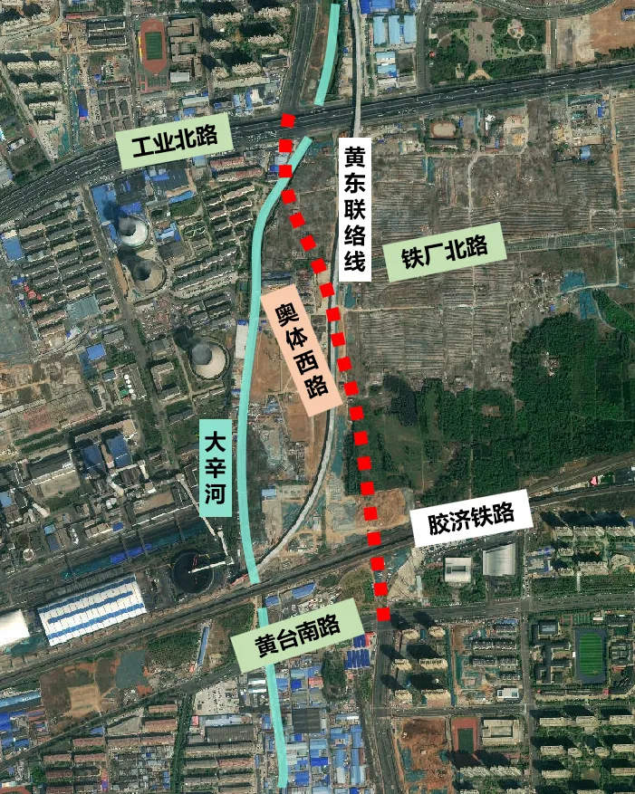 济南奥体西路北延即将“焕新登场”