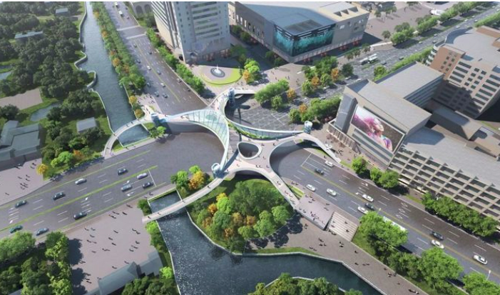 济南泉城路更新改造提升设计发布 芙蓉街附近将建过街天桥