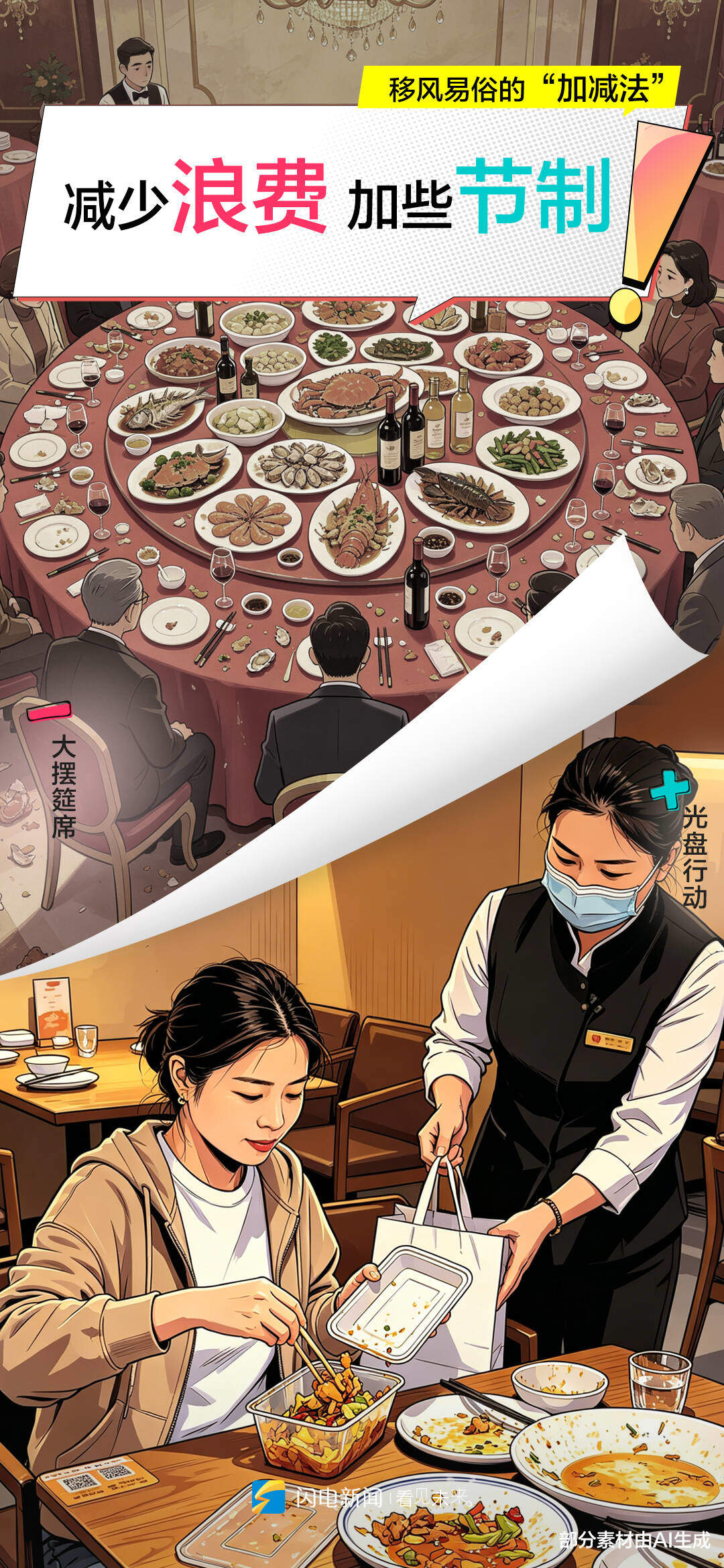 闪电海报｜“老习俗”“新面貌”