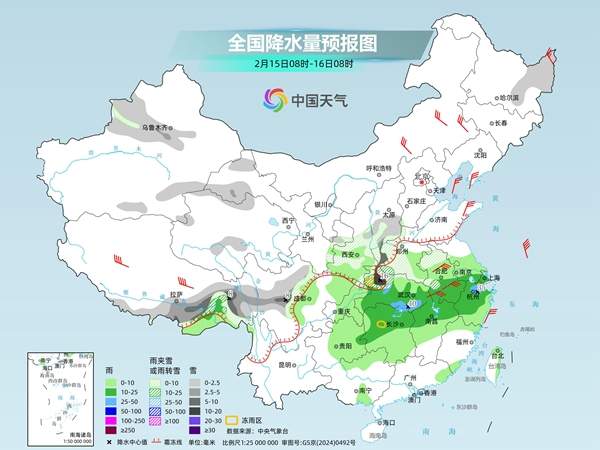 大回暖持续黄淮一带暖得同期少见 明起我国降雨增多增强