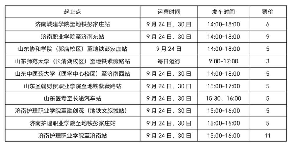 36条“青途快巴”、歌迷球迷专线、20条线路至零时，济南公交护航中秋国庆双节出行