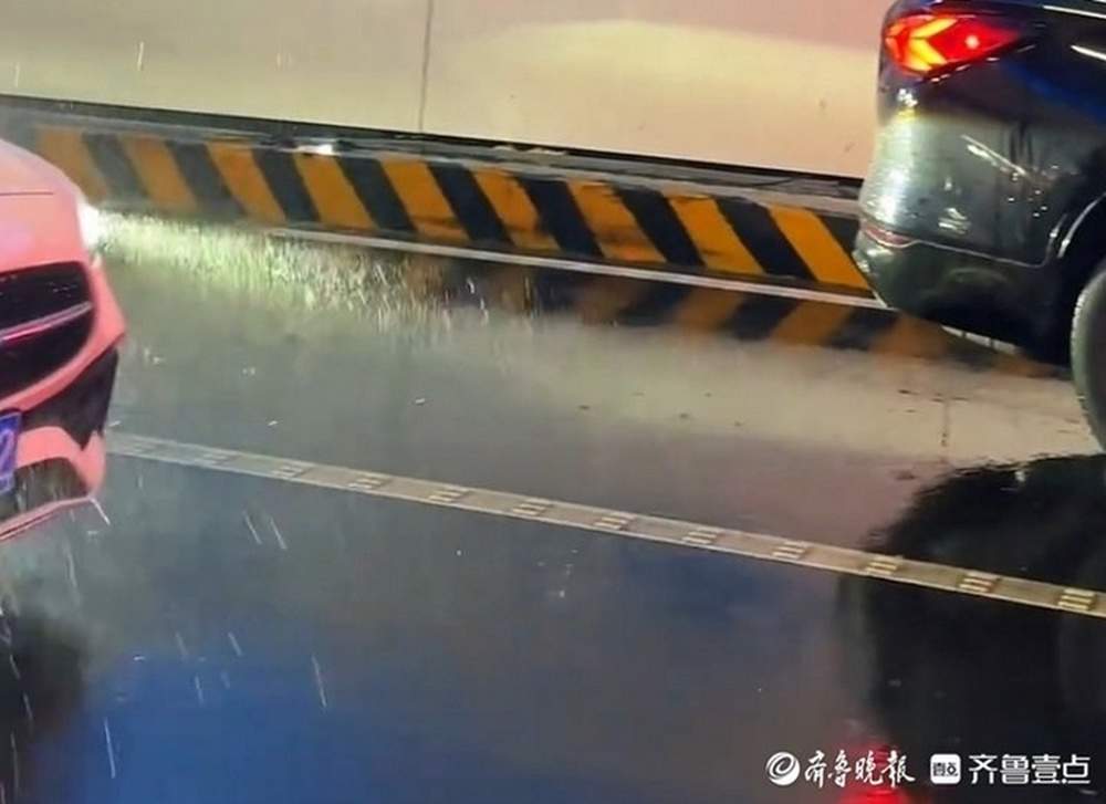 济南开元隧道出现漏水？相关部门：山体积水所致，已紧急抢修