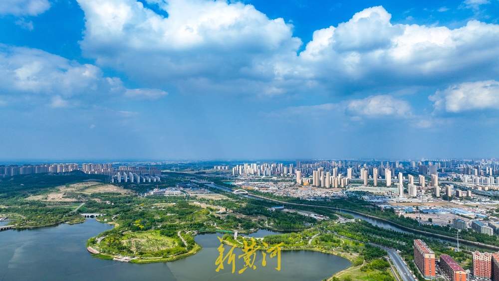 一年四季 泉在济南｜初夏蓝天白云碧水绕山，华山尽显鹊华新风貌 