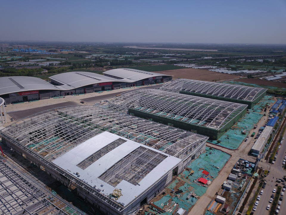 项目强省会｜济南起步区黄河国际会展中心雄姿，建设过程波澜壮阔