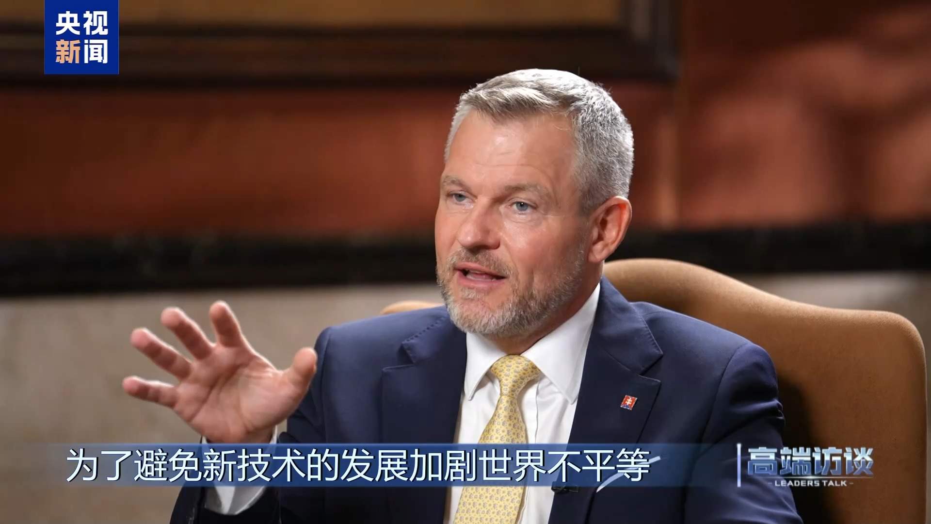 高端访谈丨专访斯洛伐克总统彼得·佩列格里尼