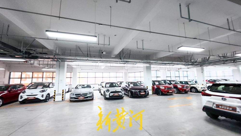 济南凤凰路停车楼变身汽车生态基地，打造山东最大二手车交易中心