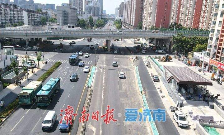 围挡撤场还路于行，济南轨道交通6号线西段沿线道路恢复通行